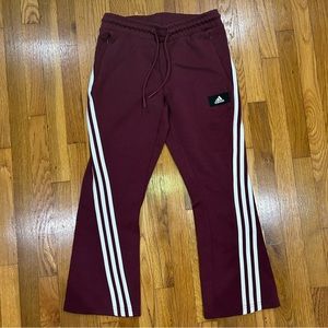 Adidas crop/short flare woven pants